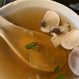 Chicken broth- based soup course Chicken broth- based soup course