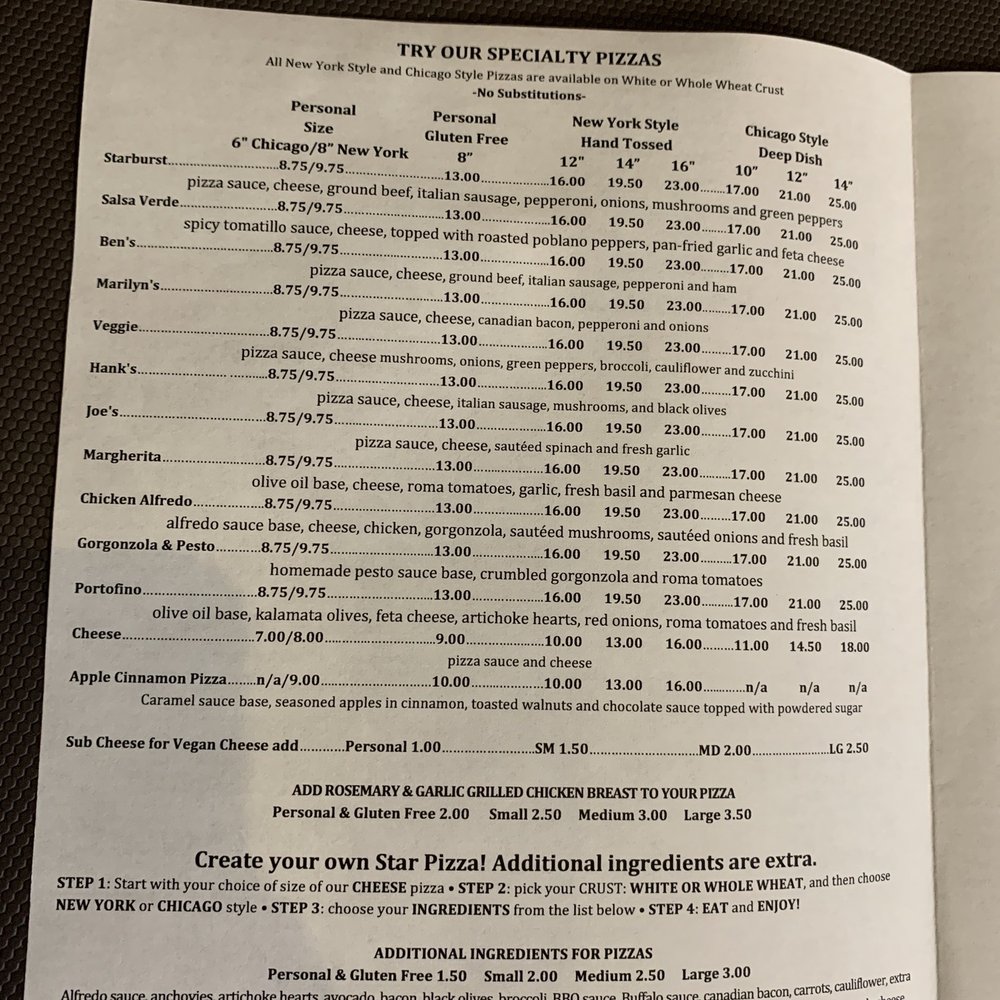 Star Pizza 3 Katy - Menu - Pizza Near Me - Katy, Texas Star Pizza 3 Katy - Menu - Pizza Near Me - Katy, Texas