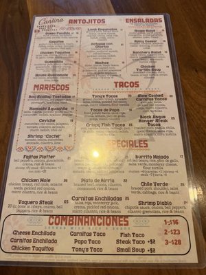 Menu photo 1 Blind Coyote Cantina Yorba Linda, CA Menu photo 1 Blind Coyote Cantina Yorba Linda, CA