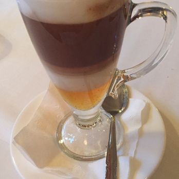 Auberge du Pommier - Coffee with liqueur, amaretto/frangelico - French Near Me - Toronto, Ontario