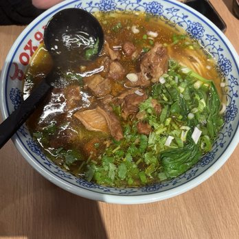 Ox9 Lanzhou Handpulled Noodles - Braised beef stew noodles - Noodles Near Me - Berkeley, California