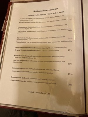 Menu photo 3 Der Kuckuck Vienna, 9