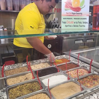 The Paleta Bar - So many options of items and toppings! - Desserts Near Me - Albuquerque, New Mexico