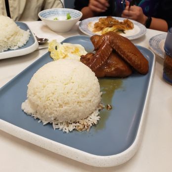 Garden Cafe - Sweet Chicken Wings with Fried Egg Over Rice - Hong Kong Style Cafe Near Me - Castro Valley, California Garden Cafe - Sweet Chicken Wings with Fried Egg Over Rice - Hong Kong Style Cafe Near Me - Castro Valley, California