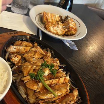 Kabuki Japanese Restaurant - Chicken Teriyaki hot pan with monkey brain! - Japanese Near Me - Pasadena, California Kabuki Japanese Restaurant - Chicken Teriyaki hot pan with monkey brain! - Japanese Near Me - Pasadena, California