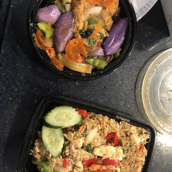Koon Thai Kitchen - Eggplant stirfry and Basil fried rice - Thai Near Me - Concord, California Koon Thai Kitchen - Eggplant stirfry and Basil fried rice - Thai Near Me - Concord, California