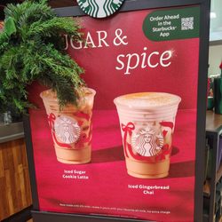 Starbucks - Holiday drinks are here.