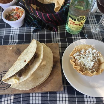 Restaurante El Cielo - Tacos dorados and side of frijoles - Seafood Near Me - Mazatlán, SIN Restaurante El Cielo - Tacos dorados and side of frijoles - Seafood Near Me - Mazatlán, SIN