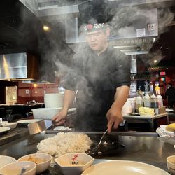 Saga Hibachi Steakhouse & Sushi Bar - Jason doing his thing thank you for a great time