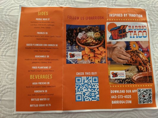Menu photo 8 Barrio Taco Ocean City, MD