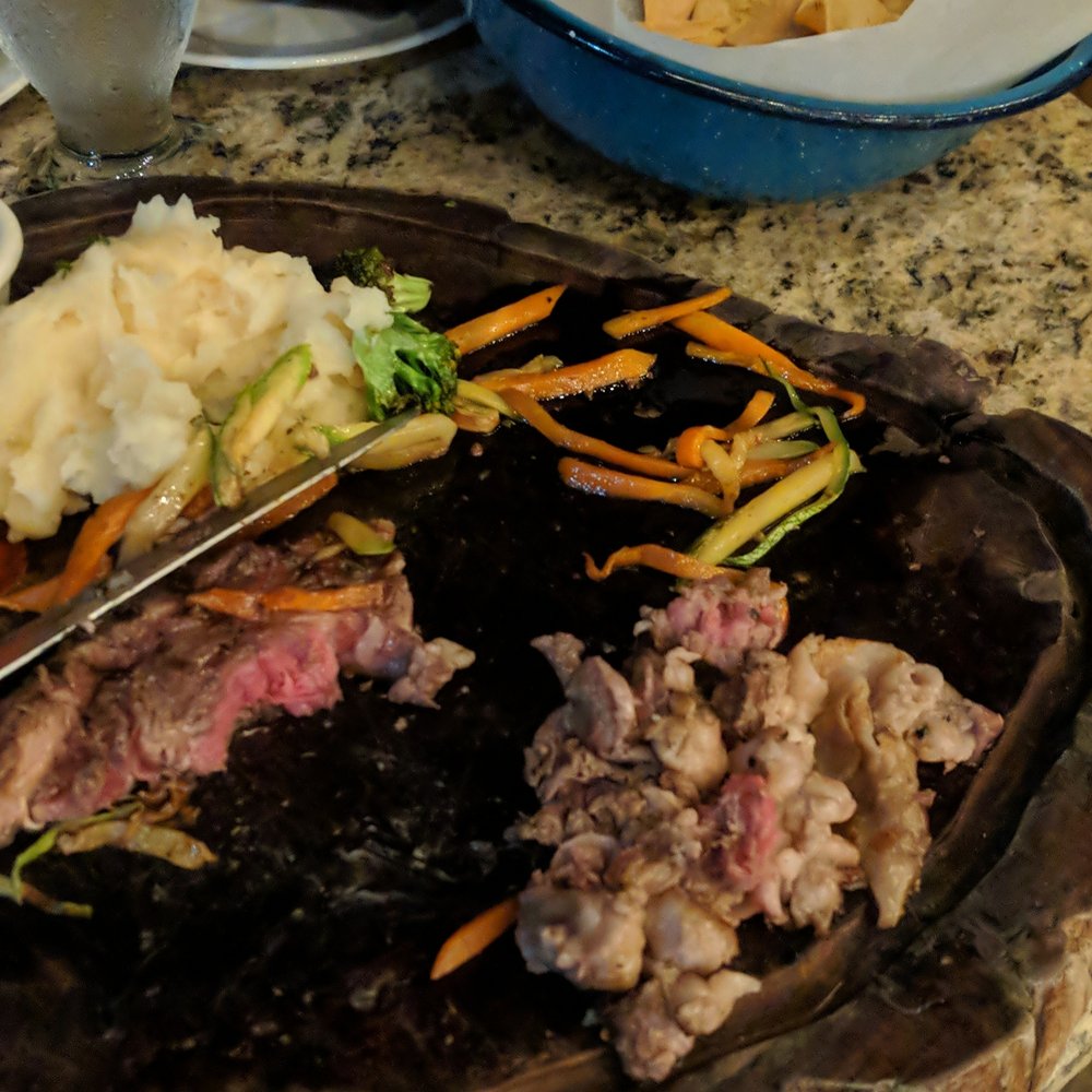 Puerta Vieja - Half the steak was inedible gristle and the meat itself was very poor quality - gamey and chewy. - Mexican Near Me - Cabo San Lucas, BCS Puerta Vieja - Half the steak was inedible gristle and the meat itself was very poor quality - gamey and chewy. - Mexican Near Me - Cabo San Lucas, BCS