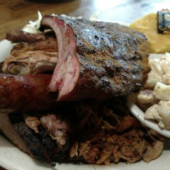 Bucks Naked BBQ - The bucket sampler. Will easily feed two with take home/leftovers, could feed 3. - Barbeque Near Me - Freeport, Maine Bucks Naked BBQ - The bucket sampler. Will easily feed two with take home/leftovers, could feed 3. - Barbeque Near Me - Freeport, Maine