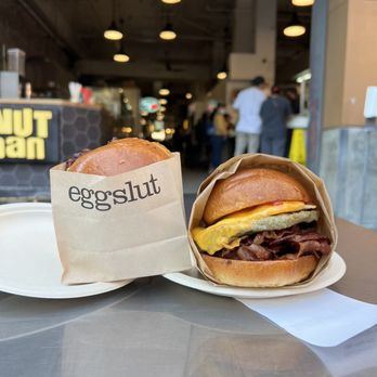 Eggslut - Bacon, Egg & Cheese - Breakfast & Brunch Near Me - Los Angeles, California