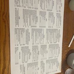 Chap's Elba Diner - Menu