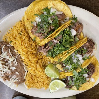 la mexicana - Assortment of tacos with rice and beans - Grocery Near Me - Coralville, Iowa la mexicana - Assortment of tacos with rice and beans - Grocery Near Me - Coralville, Iowa