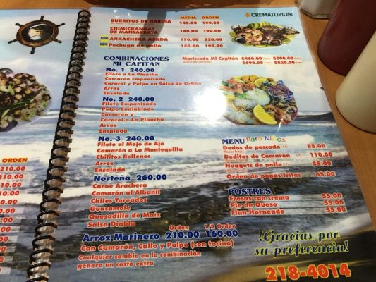 Menu photo 2 Mi Capitan Mexicali, BCN Menu photo 2 Mi Capitan Mexicali, BCN