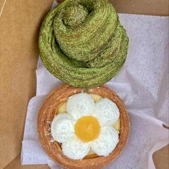 Radio Bakery - Matcha Mango Morning Bun and Yuzu Coconut Croissant. - Bakeries Near Me - Brooklyn, New York