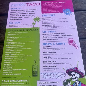 Neon Taco - Menu - Tacos Near Me - Lake Ozark, Missouri Neon Taco - Menu - Tacos Near Me - Lake Ozark, Missouri