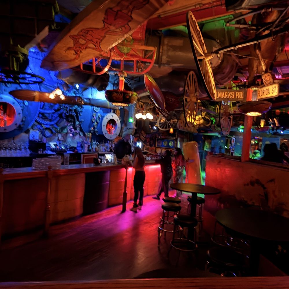 Madison Bear Garden - Upstairs at night. - Bars Near Me - Chico, California