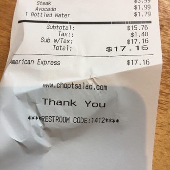 Chopt Creative Salad Co. - Very expensive for a salad!!!!!!!! - Salad Near Me - New York, New York