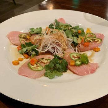 Rocky Yama Sushi - Yellowtail with jalapeño appetizer! Omg yum! - Japanese Near Me - Denver, Colorado Rocky Yama Sushi - Yellowtail with jalapeño appetizer! Omg yum! - Japanese Near Me - Denver, Colorado
