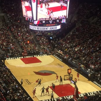 Moda Center - The Moda Center (Rose Garden) during a Portland Trail Blazers vs. Los Angeles Clippers game on 01/06/15. - Stadiums & Arenas Near Me - Portland, Oregon