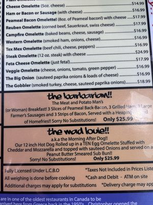Menu photo 1 Rainbow Restaurant Oshawa, ON