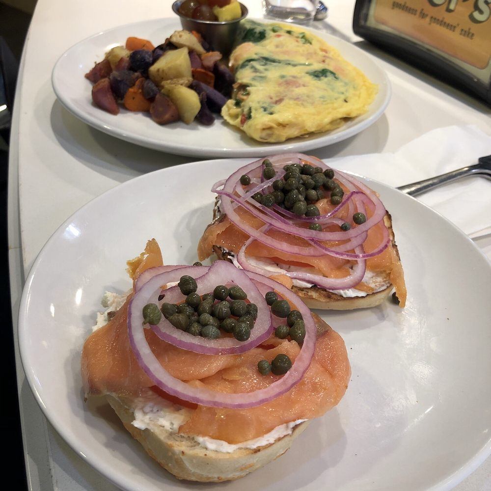 Luci's Marketplace - Lox & Bagel and Crab  omelette YUMMY - Cafes Near Me - Phoenix, Arizona