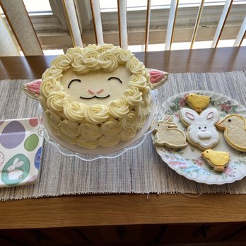 Succulent - Little Lamb Carrot Cake and Easter shaped sugar cookies - Bakeries Near Me