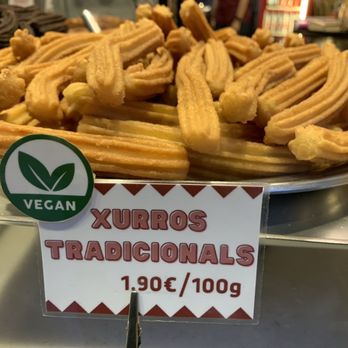Xurreria Trebol - Vegan traditional churros - Desserts Near Me - Barcelona, B Xurreria Trebol - Vegan traditional churros - Desserts Near Me - Barcelona, B