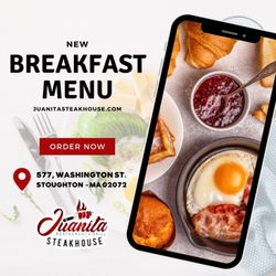Juanita - Breakfast ( Friday , Saturday and Sunday 6:30 am to 12 pm )
