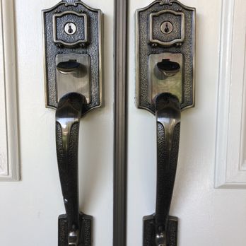 Empire Lock & Key - Installing front door long handle double lock with dummy in corona. - Keys & Locksmiths Near Me - Norco, California Empire Lock & Key - Installing front door long handle double lock with dummy in corona. - Keys & Locksmiths Near Me - Norco, California