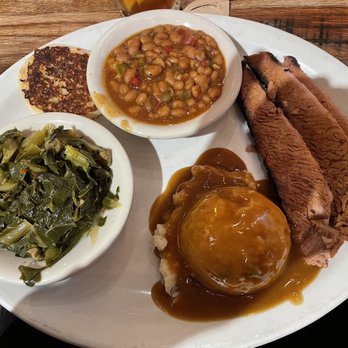 Puckett's Restaurant - BBQ Brisket with 3 Sides - Barbeque Near Me - Columbia, Tennessee
