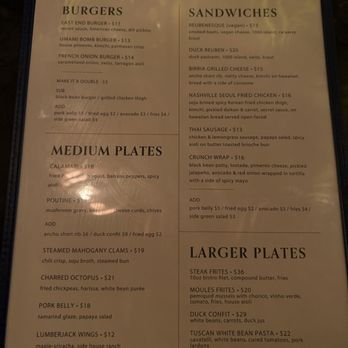 The East End - Good menu - American Near Me - Providence, Rhode Island