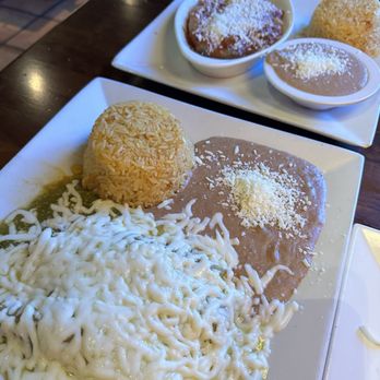 El Tapatio - Chile Relleno (top) and enchiladas - Mexican Near Me - Orlando, Florida