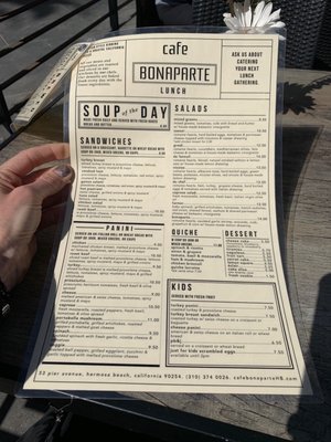 Menu photo 6 Cafe Bonaparte Hermosa Beach, CA