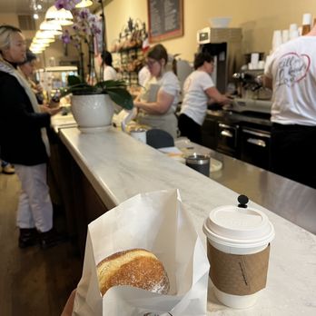 La Fournette - Pumpkin beignet and hot chocolate - Breakfast & Brunch Near Me - Chicago, Illinois