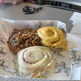 1st time here and it was fantastic! Orange, cinnamon,and honey pecan rolls were delicious. 1st time here and it was fantastic! Orange, cinnamon,and honey pecan rolls were delicious.