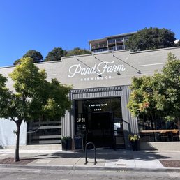 Exterior outside entrance of Pond Farm Brewing - San Rafael, California Exterior outside entrance of Pond Farm Brewing - San Rafael, California