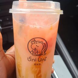 Yakult based boba. Drink was delish Yakult based boba. Drink was delish