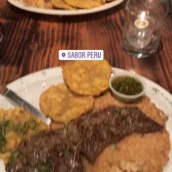 Sabor Peru - Churrasco over tacu tacu - Peruvian Near Me - Caldwell, New Jersey