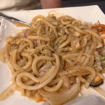 Hanabi Japanese Cuisine - Seafood udon noodles! Husband LOVED it - Japanese Near Me - Duluth, Minnesota