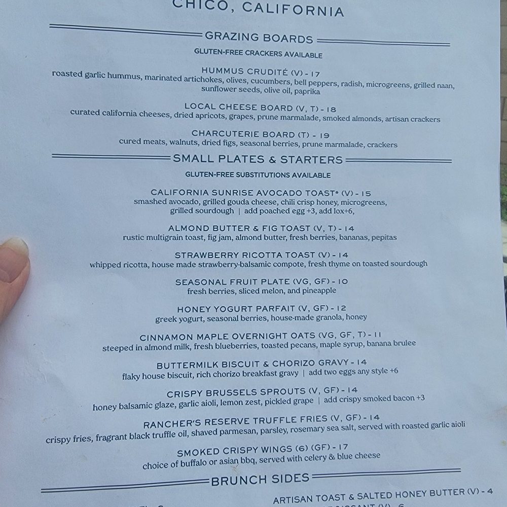 Rancher's Daughter - June menu - Venues & Event Spaces Near Me - Chico, California