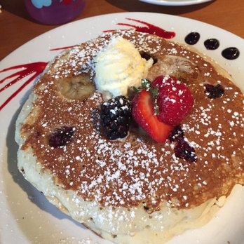 Orphan - Banana blackberry pancakes. Good but a little dry. Still really tasty :) - Breakfast & Brunch Near Me - Sacramento, California Orphan - Banana blackberry pancakes. Good but a little dry. Still really tasty :) - Breakfast & Brunch Near Me - Sacramento, California
