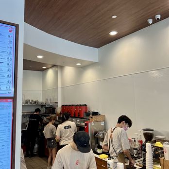 Cha Redefine - Barista pumping drinks - Coffee & Tea Near Me - Arcadia, California Cha Redefine - Barista pumping drinks - Coffee & Tea Near Me - Arcadia, California