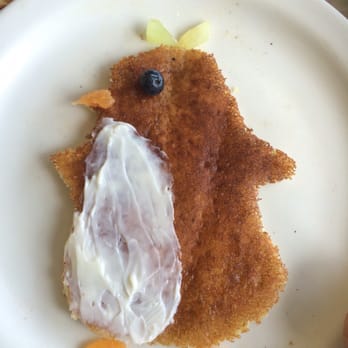 Penguin Cafe - I made a penguin out of their delicious pancake :) - Breakfast & Brunch Near Me - Laguna Beach, California