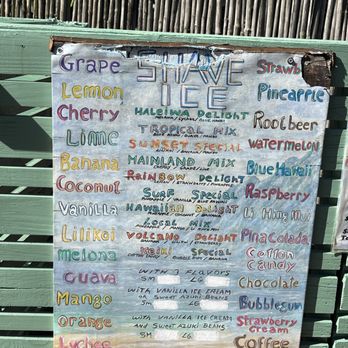 Aoki's Shave Ice - Shaved Ice Near Me - Haleiwa, Hawaii