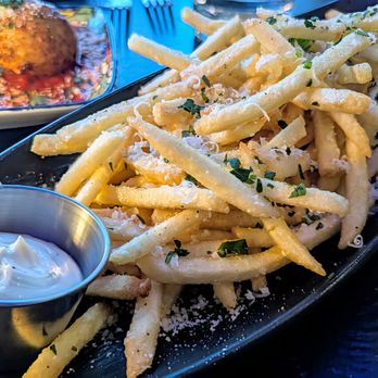 Aurora - Parmesan truffle fries were crispy goodness. - Italian Near Me - West Bloomfield Township, Michigan