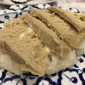 Morningside Thai - Sticky rice with Thai custard - Thai Near Me - Houston, Texas Morningside Thai - Sticky rice with Thai custard - Thai Near Me - Houston, Texas