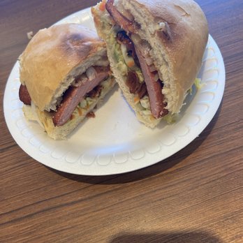 Channy's Comidas Guatemaltecas - Breakfast sandwich (shuco). - Latin American Near Me - Hawthorne, California